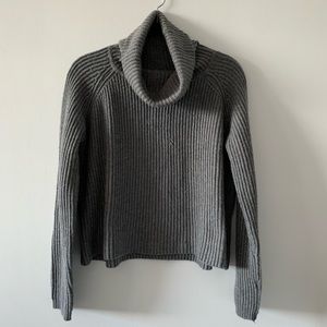 William Rast grey turtle neck sweater size medium